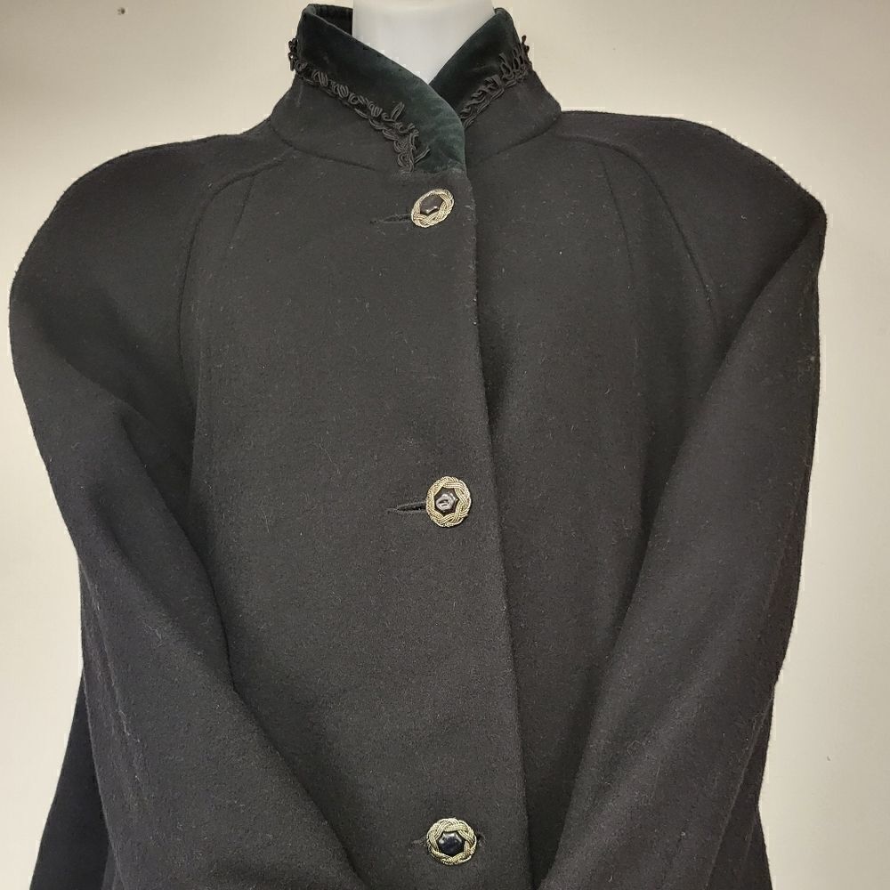 Vintage Ukrainian Donnybrook Overcoat with Extensive Braid Trim - Picture 2 of 5